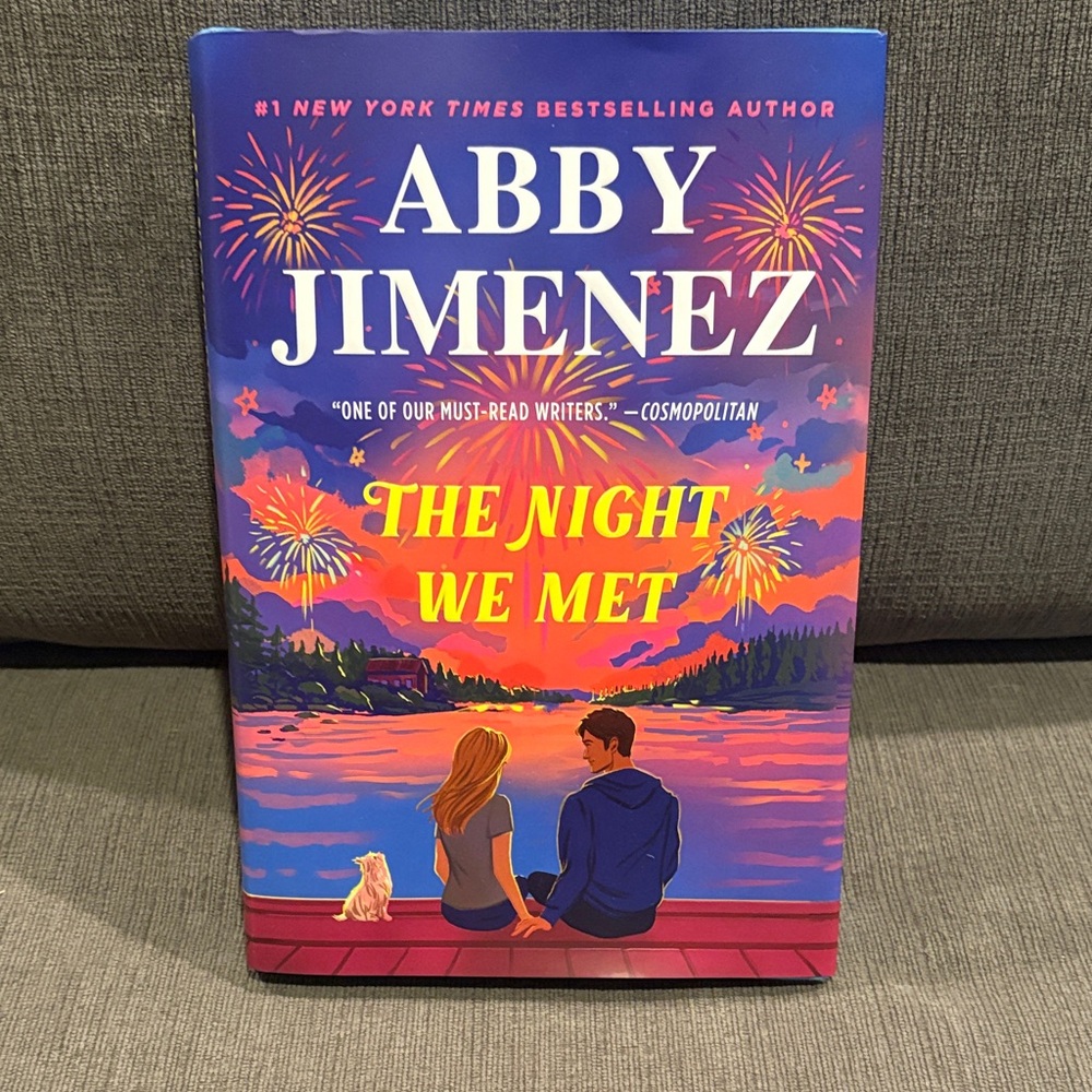 Abby Jimenez Book The Night We Met NEW RELEASE 2026 Romantic Fiction Booktok